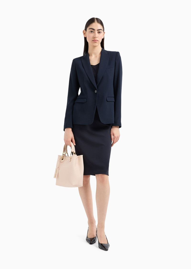 Deer-print MyEA vertical shopper bag 7