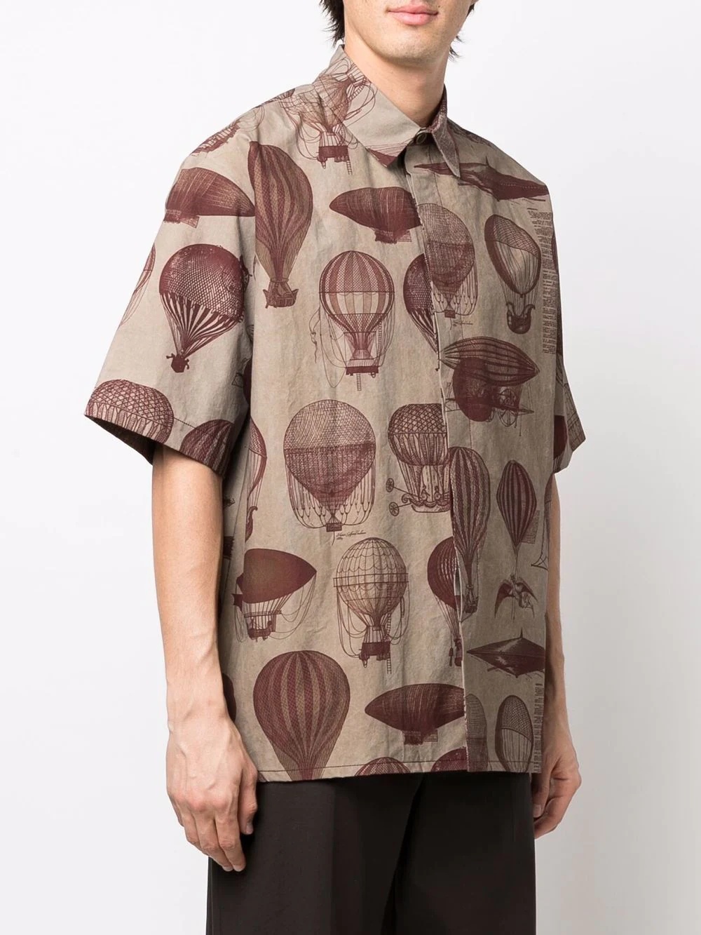 graphic-print short-sleeved shirt - 3