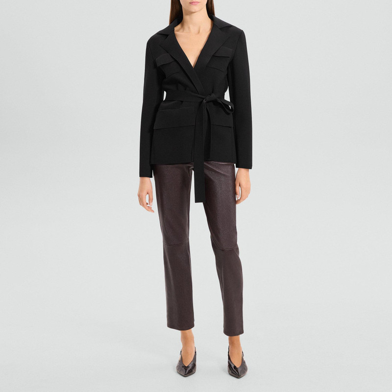 Theory Relaxed Blazer in Crepe Knit outlook