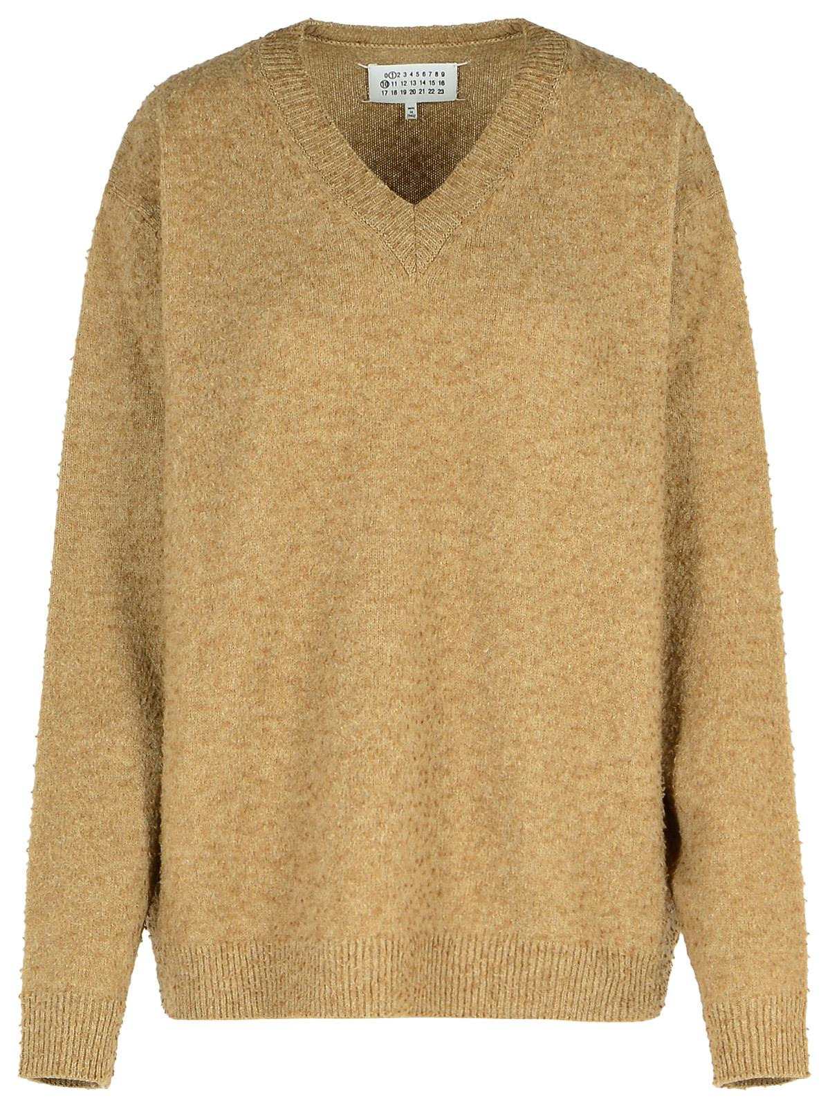 Maison Margiela Beige Wool Blend Sweater Women - 1