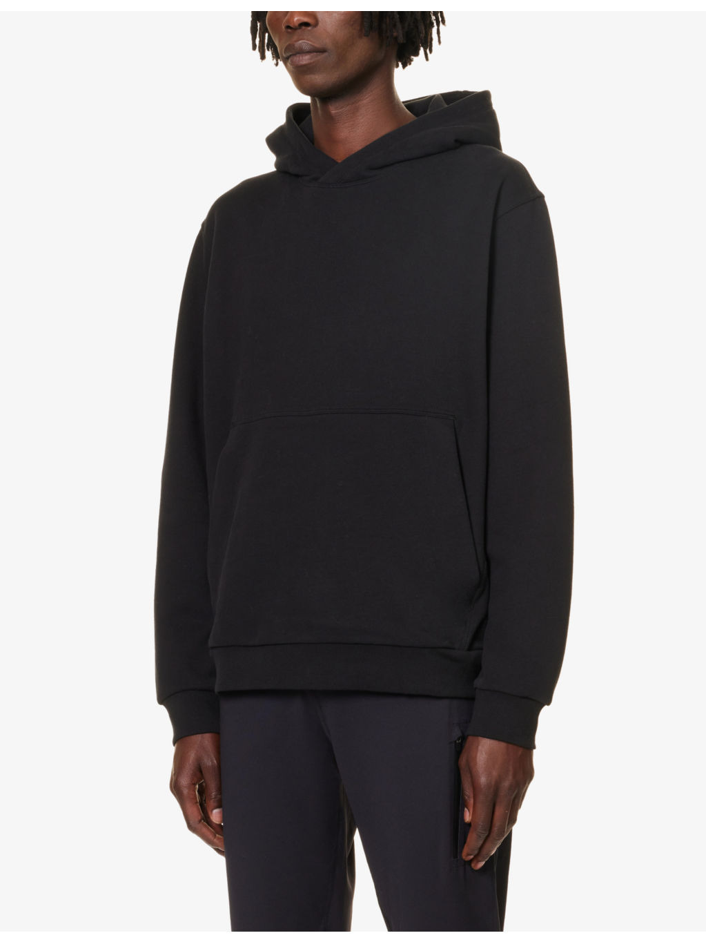 Steady State kangaroo-pocket cotton-blend hoody - 3