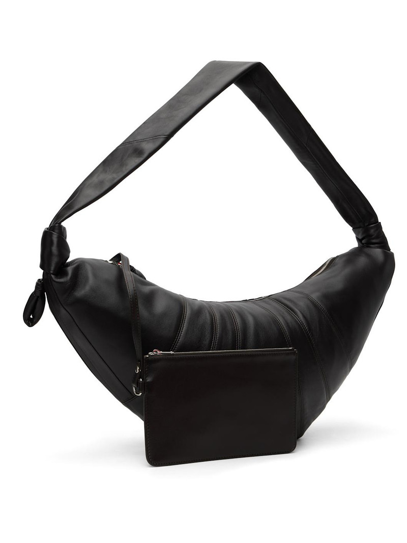Lemaire Brown Large Croissant Bag outlook