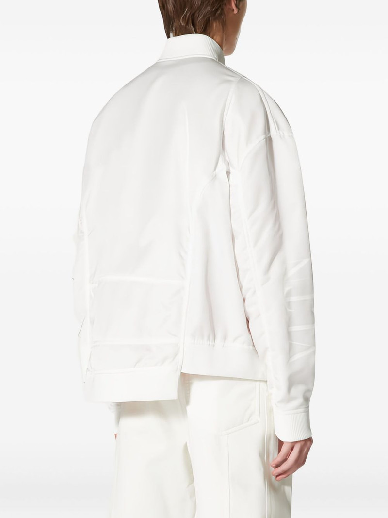 panelled zip-front bomber jacket 5