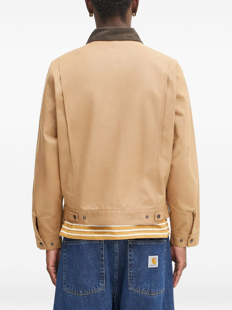 corduroy-collar zip-up jacket 3