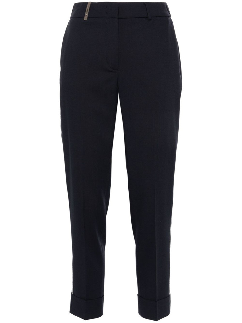 bead-embellished trousers 1
