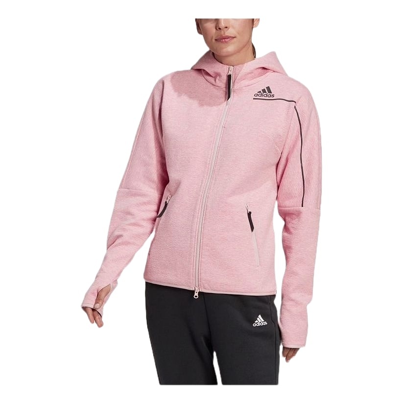 (WMNS) adidas Z.N.E FZ Sports Jacket 'Pink' GU2081 - 2