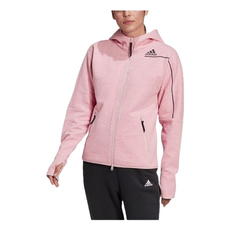 adidas (WMNS) adidas Z.N.E FZ Sports Jacket 'Pink' GU2081 outlook