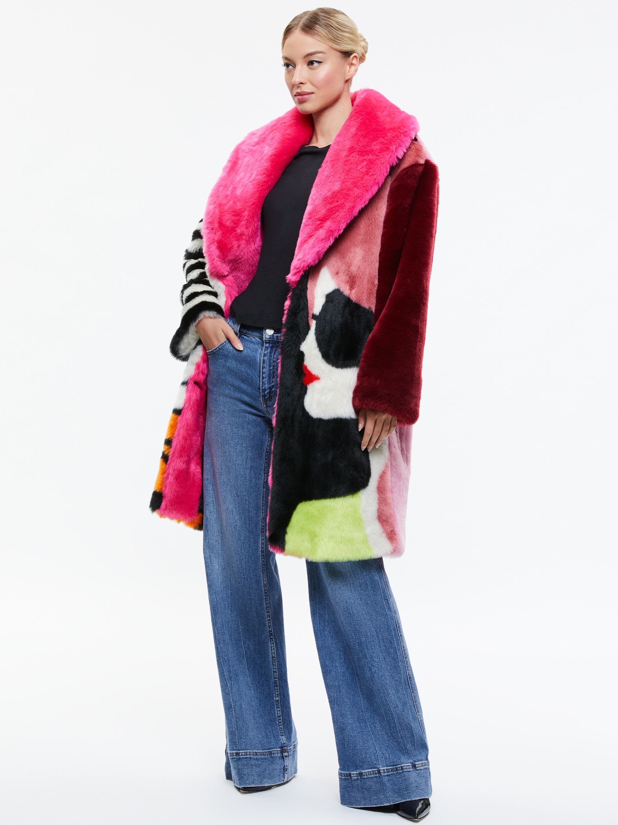 YETTA FAUX FUR COAT - 6