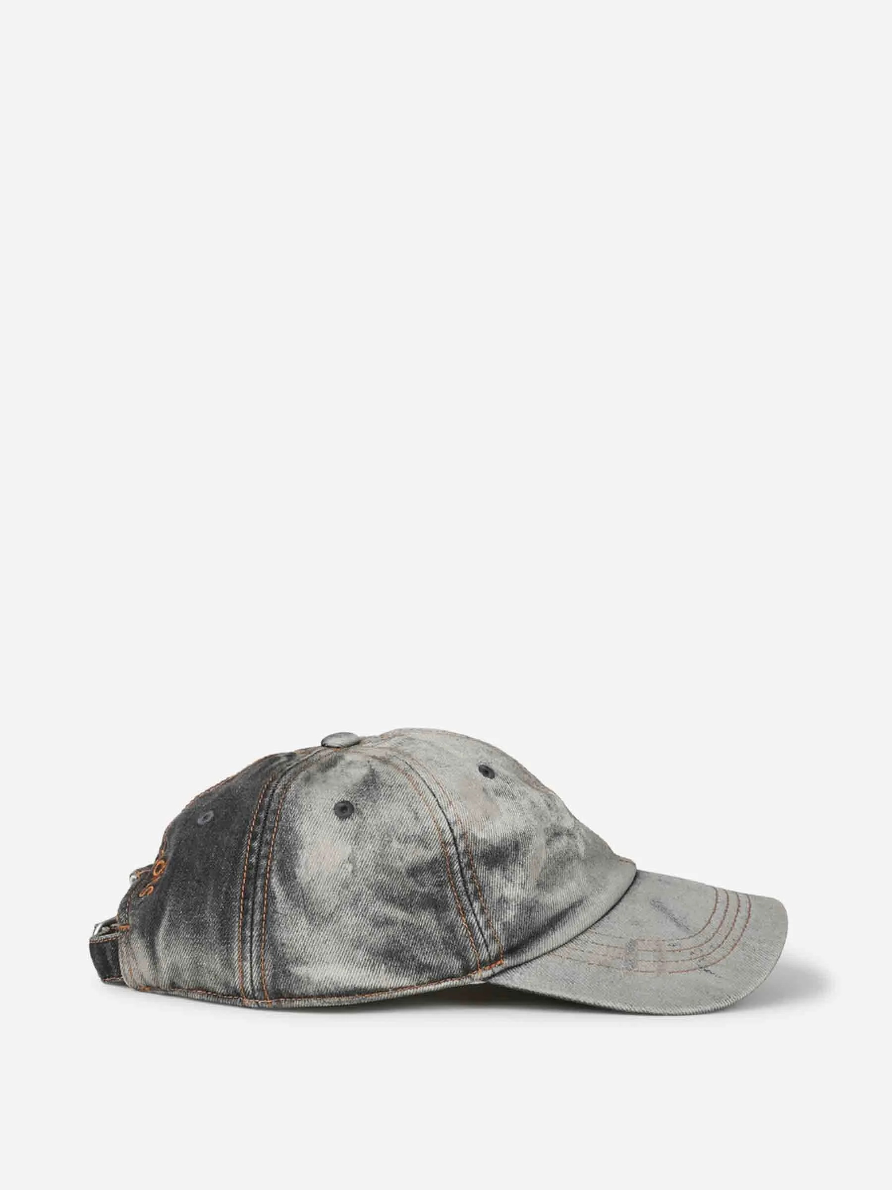 WASHED DENIM CAP - 1