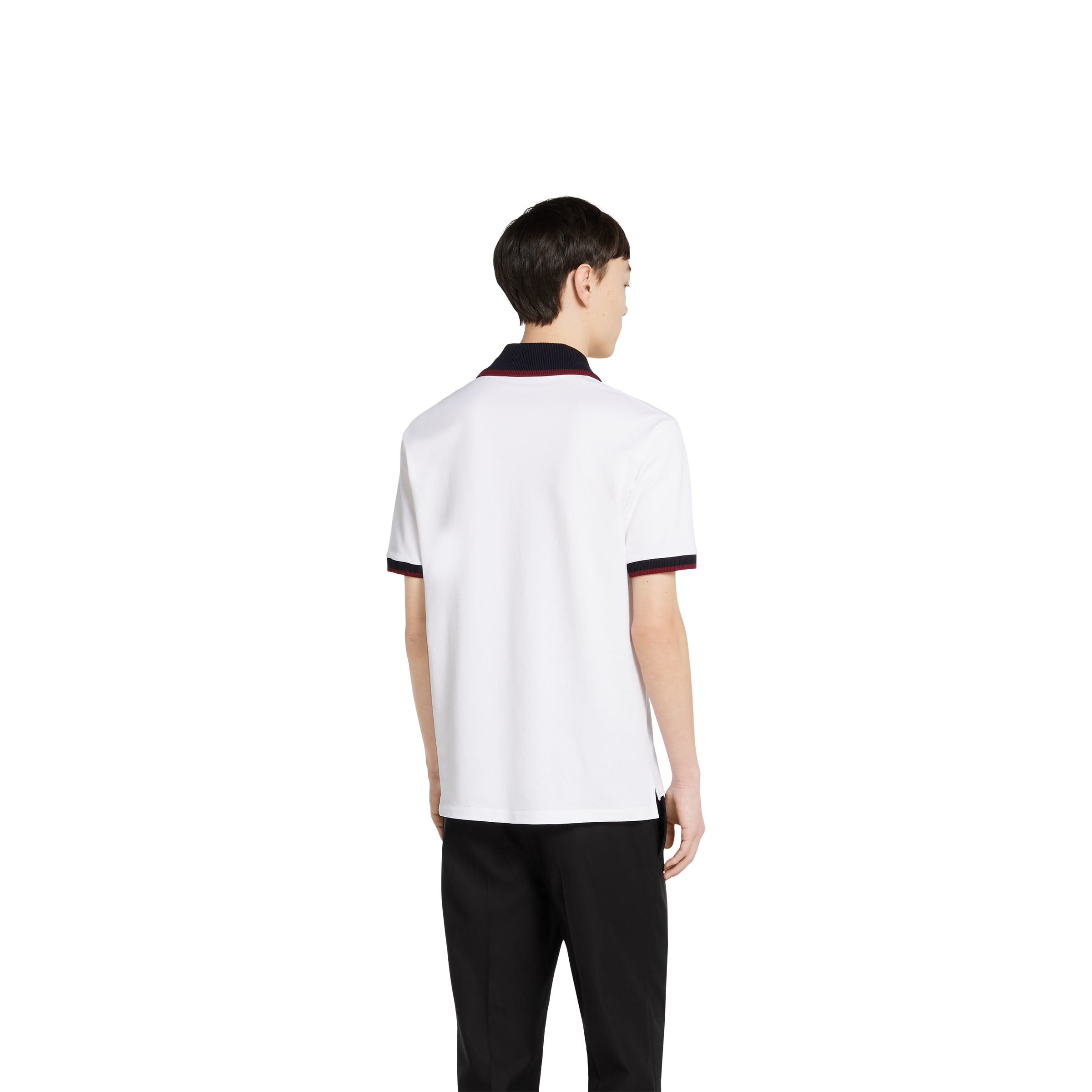 Cotton piquet polo shirt - 4