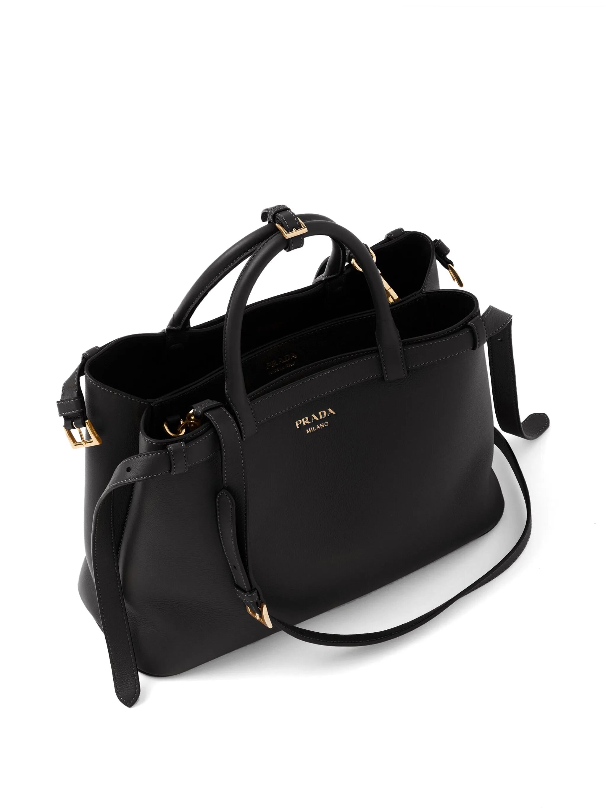 Logo-plaque Leather Tote Bag - 4