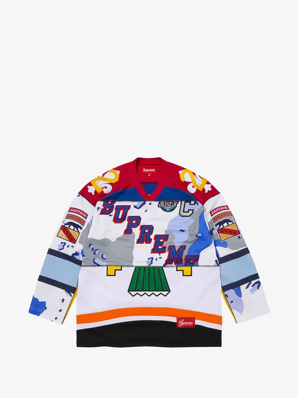 paneled hockey jersey - 1