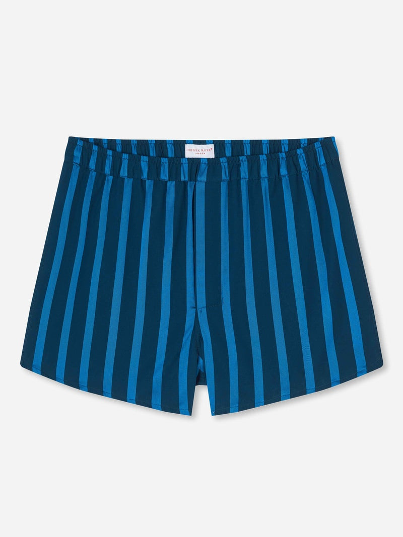 Men's Modern Fit Boxers Royal 218 Cotton Navy 1