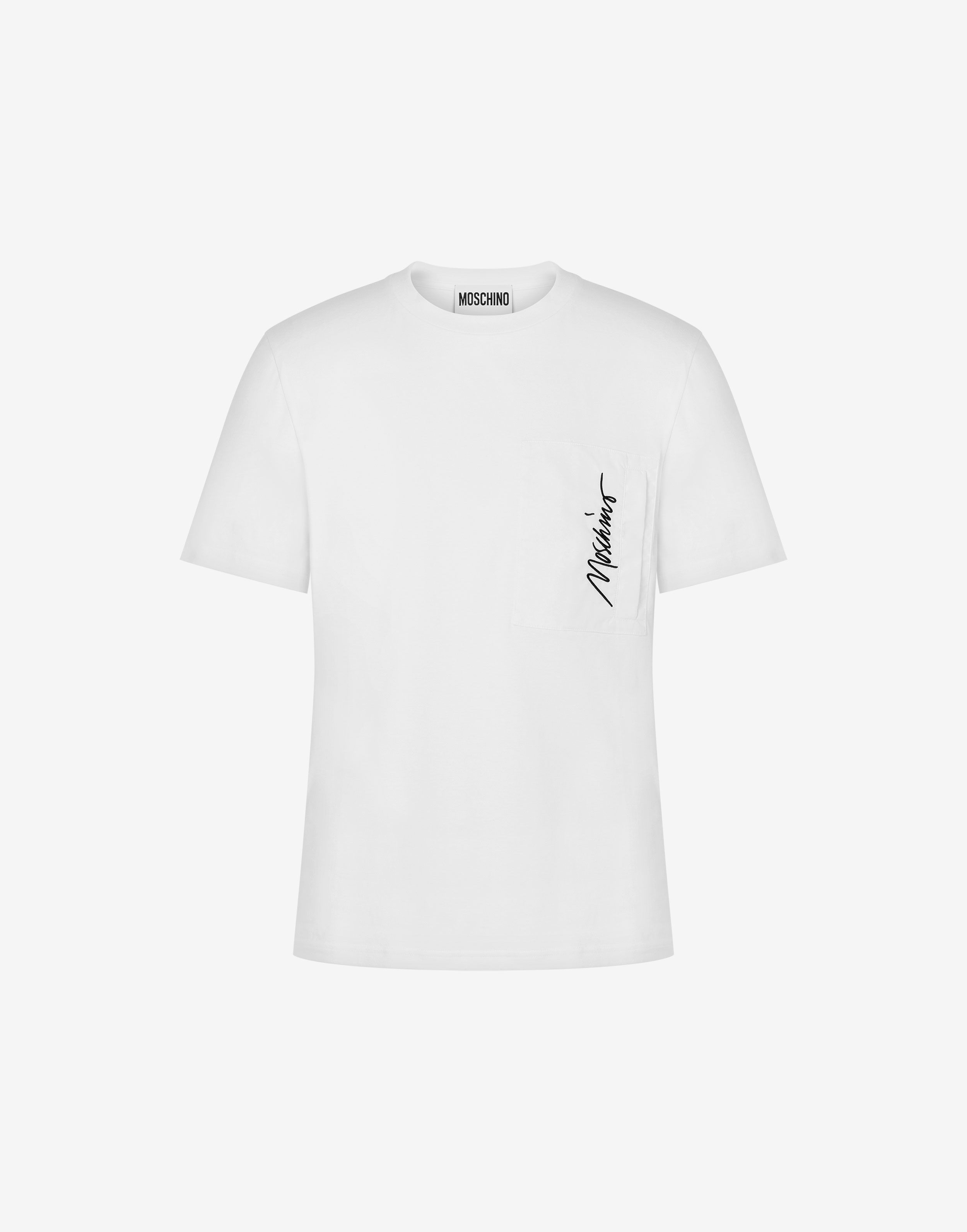 LOGO EMBROIDERY STRETCH JERSEY T-SHIRT - 1