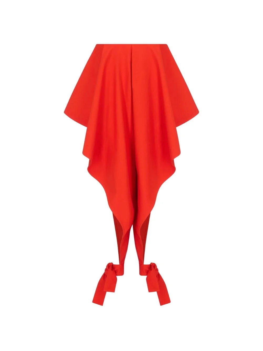 Cotton panelled trousers - 1