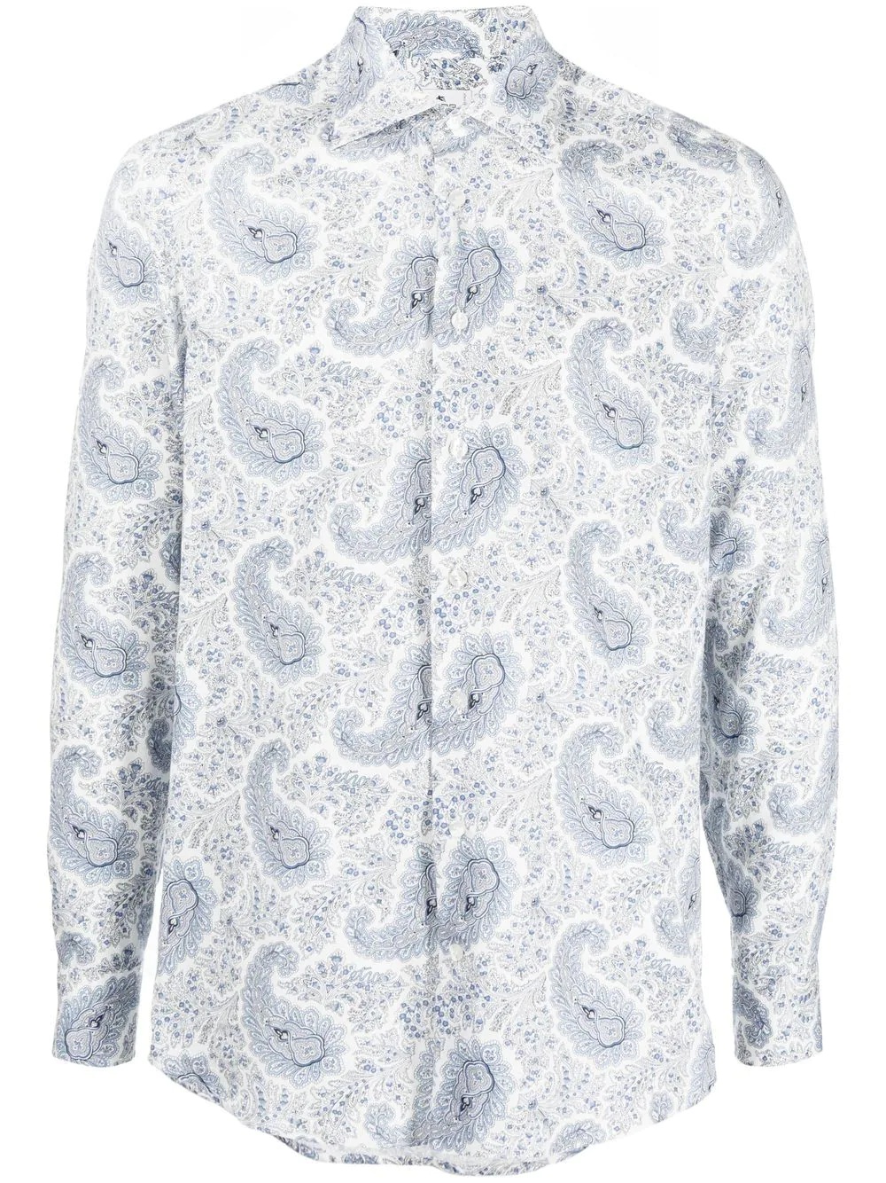 paisley-print cotton shirt - 1