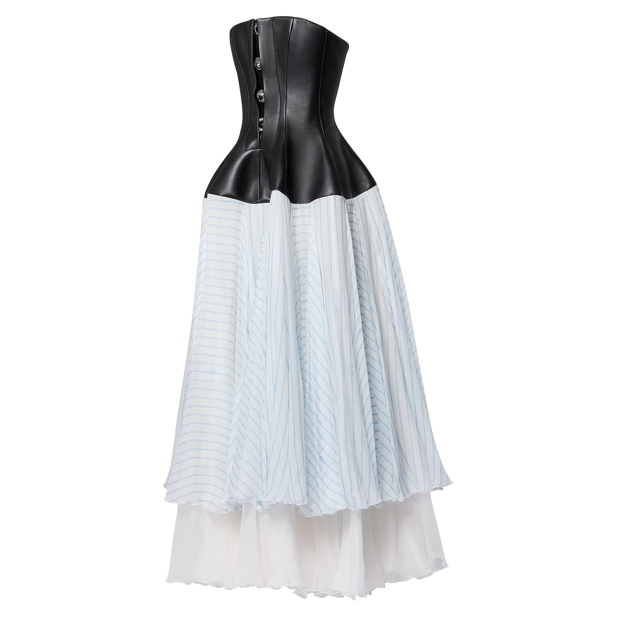 Corset Top Tiered Dress - 2