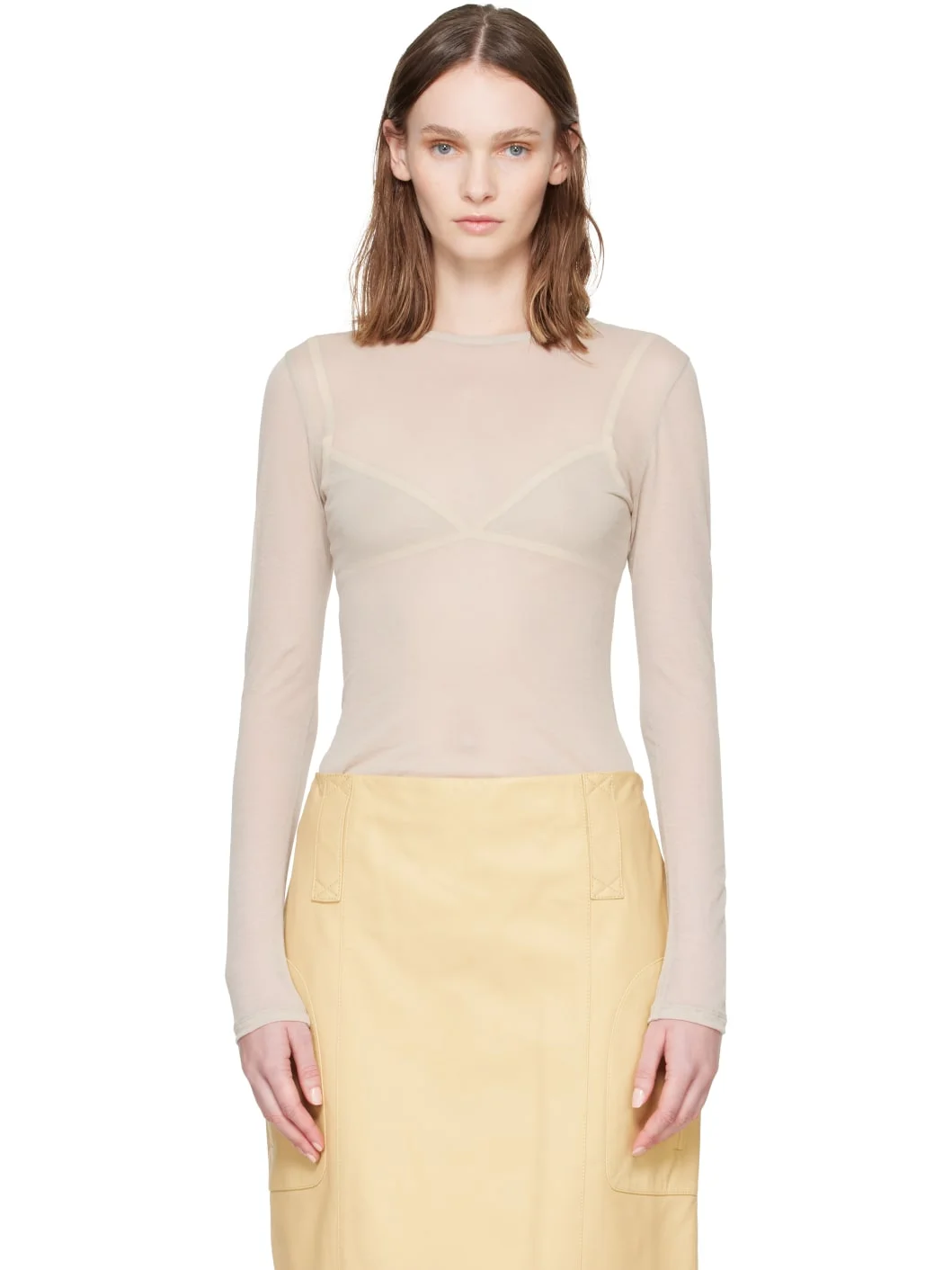 Beige Hira T-shirt - 1