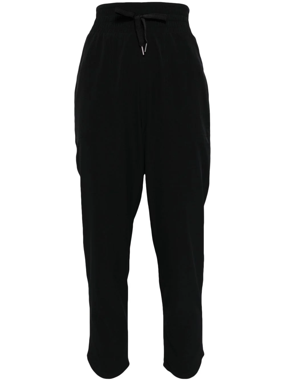 high-rise jersey track pants - 1