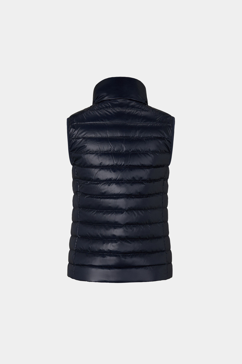Florisa lightweight down vest in Navy blue 8