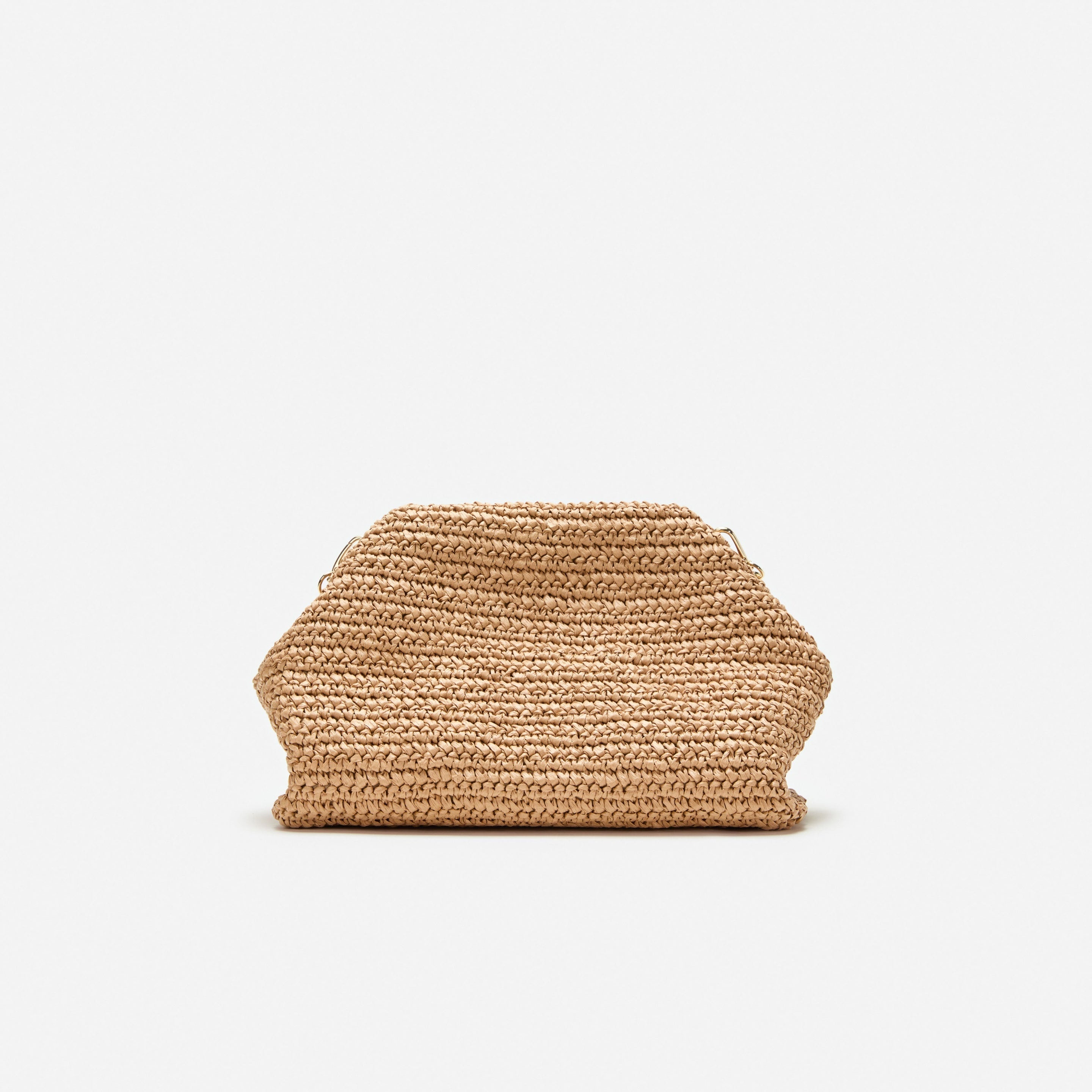 Raffia Charm Shoulder Bag - 3