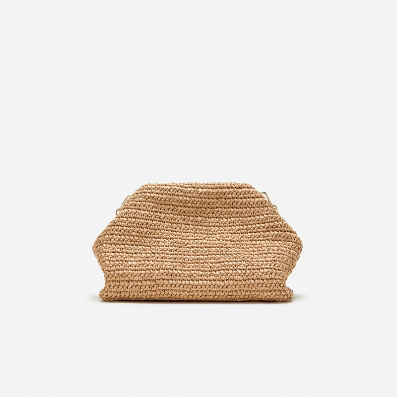 Raffia Charm Shoulder Bag 3