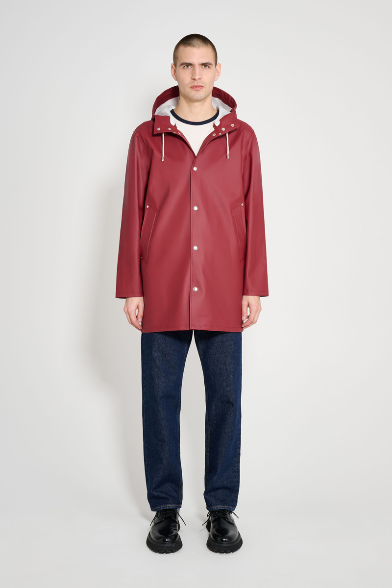Stockholm Raincoat Burgundy 1
