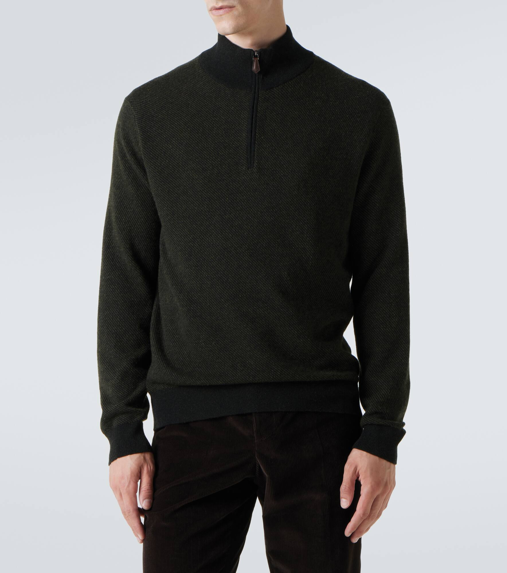 Roadster cashmere half-zip sweater - 3
