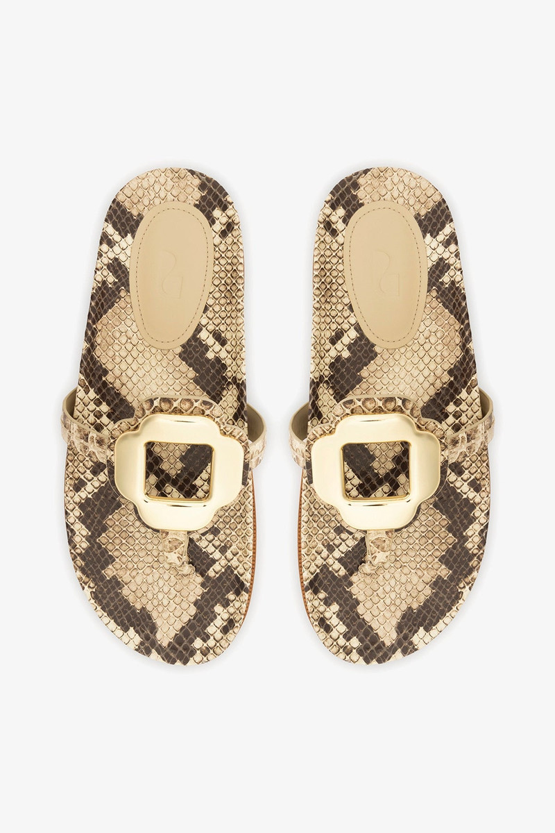 Margherita Sport Sandal Snake Leather 7