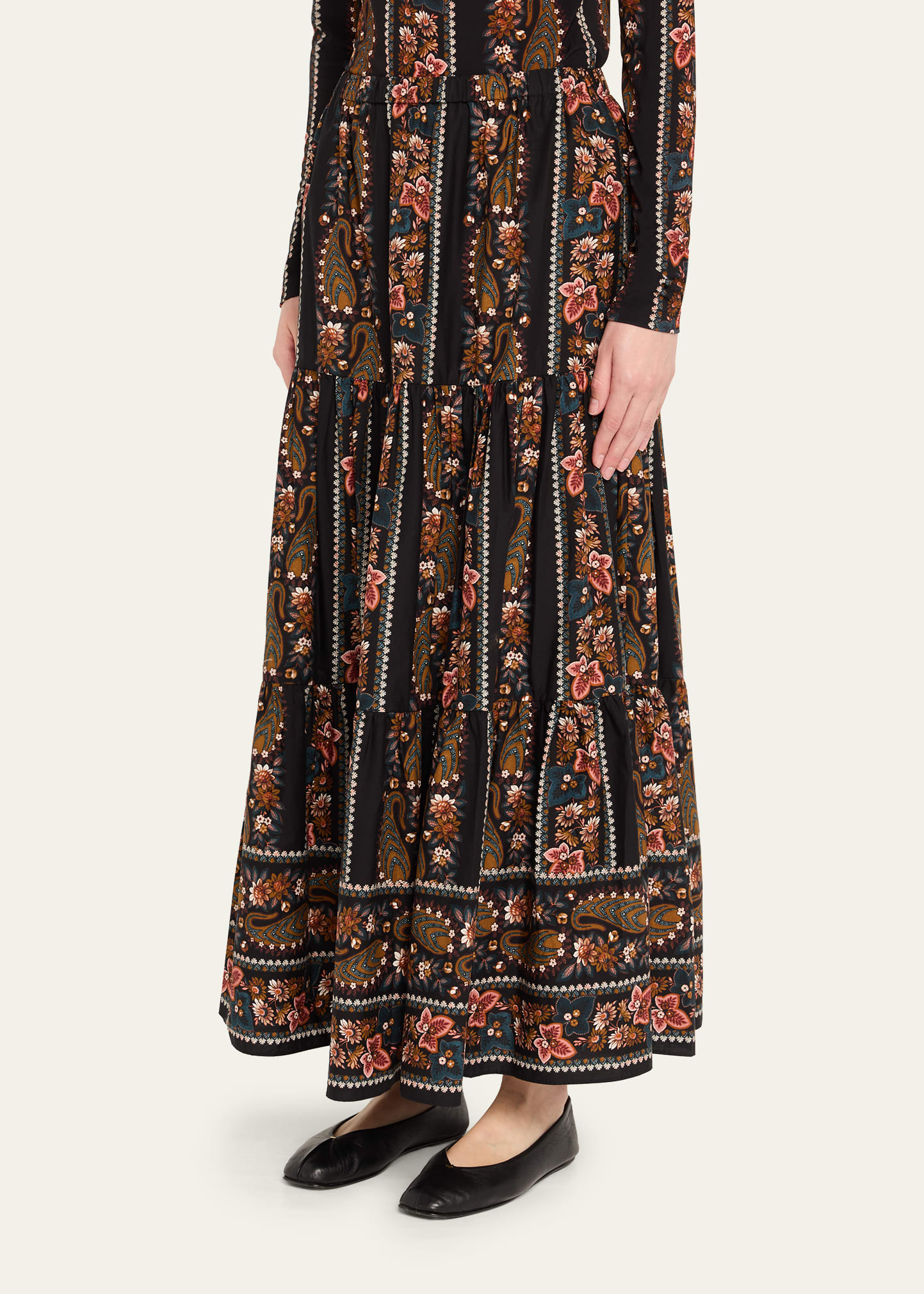 Melanie Tiered Maxi Skirt - 4