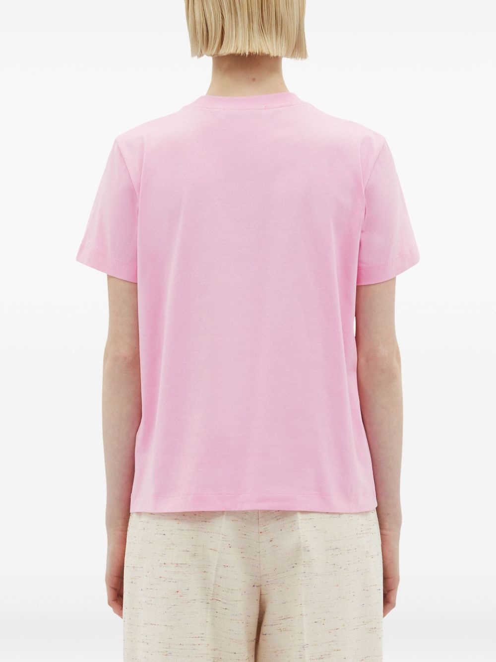 logo-print cotton t-shirt - 4