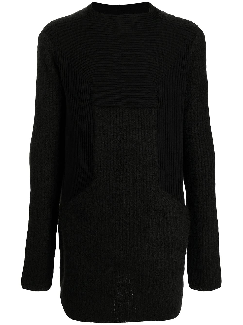 mohair-blend long-sleeved jumper - 1