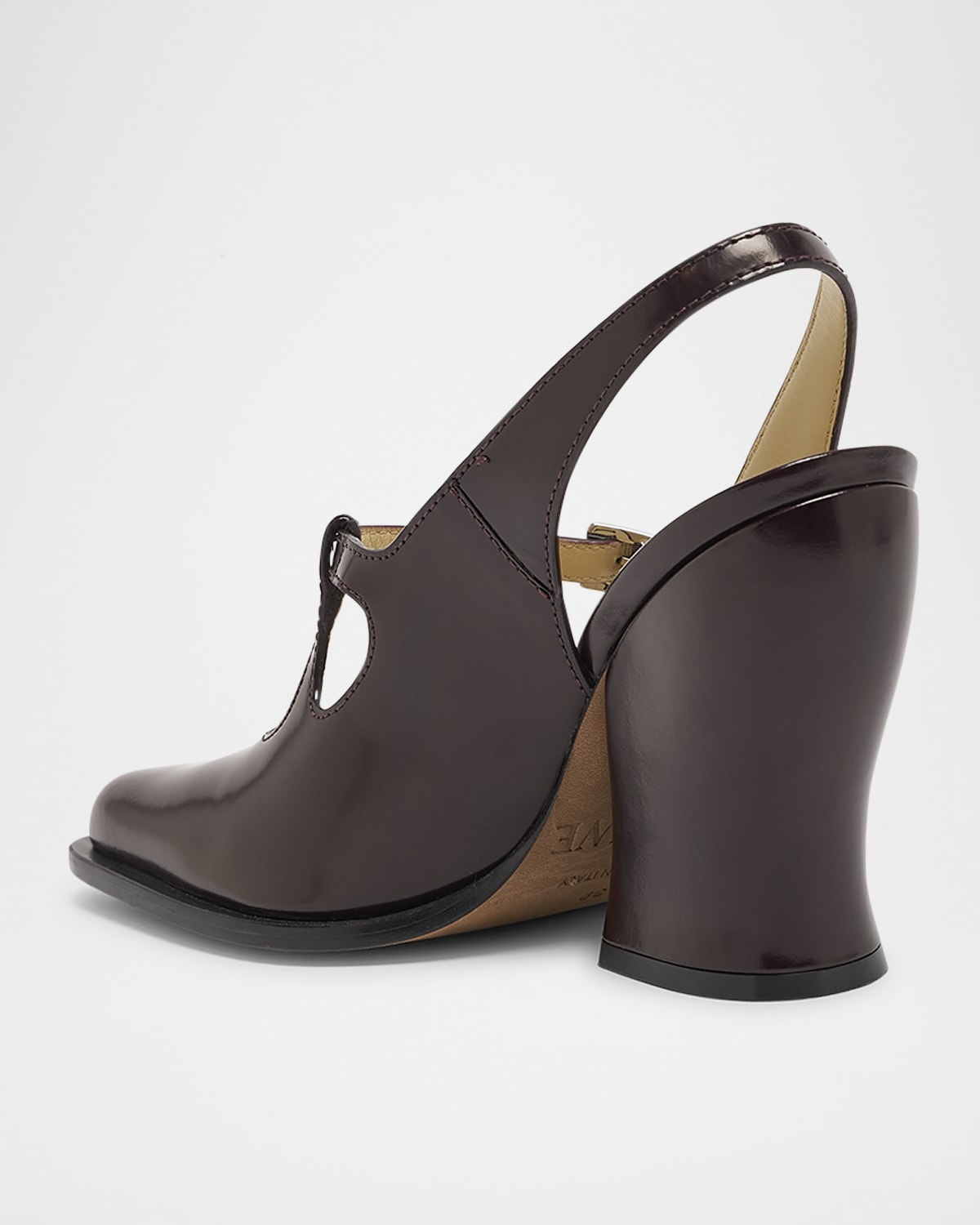 Onda Leather Mary Jane Slingback Pumps - 4