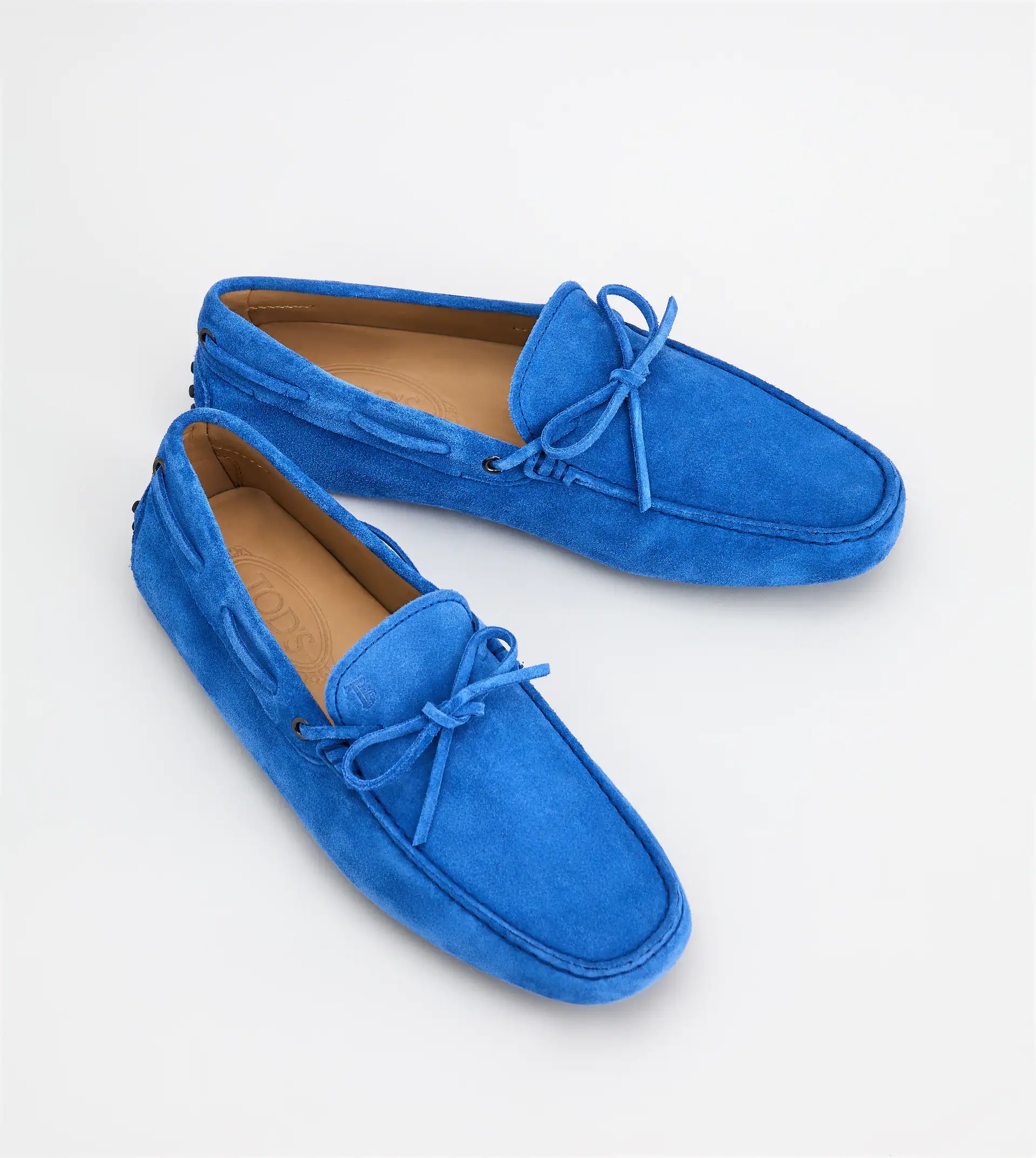 GOMMINO DRIVING SHOES IN SUEDE - BLUE - 2