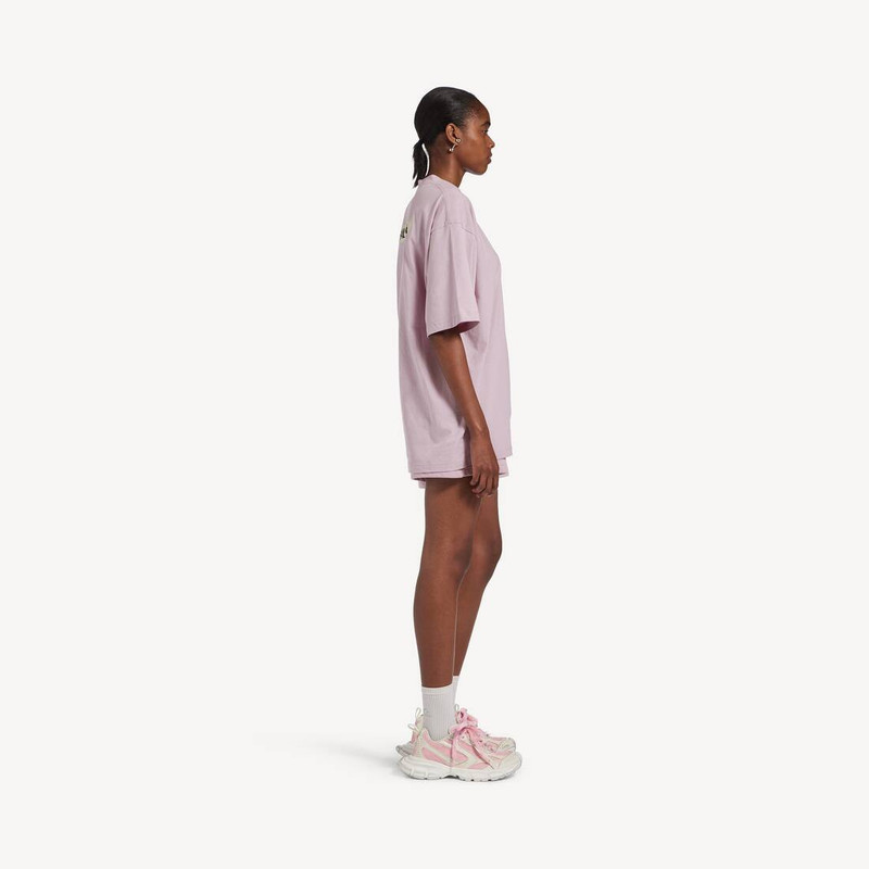 Women's Masking Tape Regular Fit Shorts in Dusty Pink 3