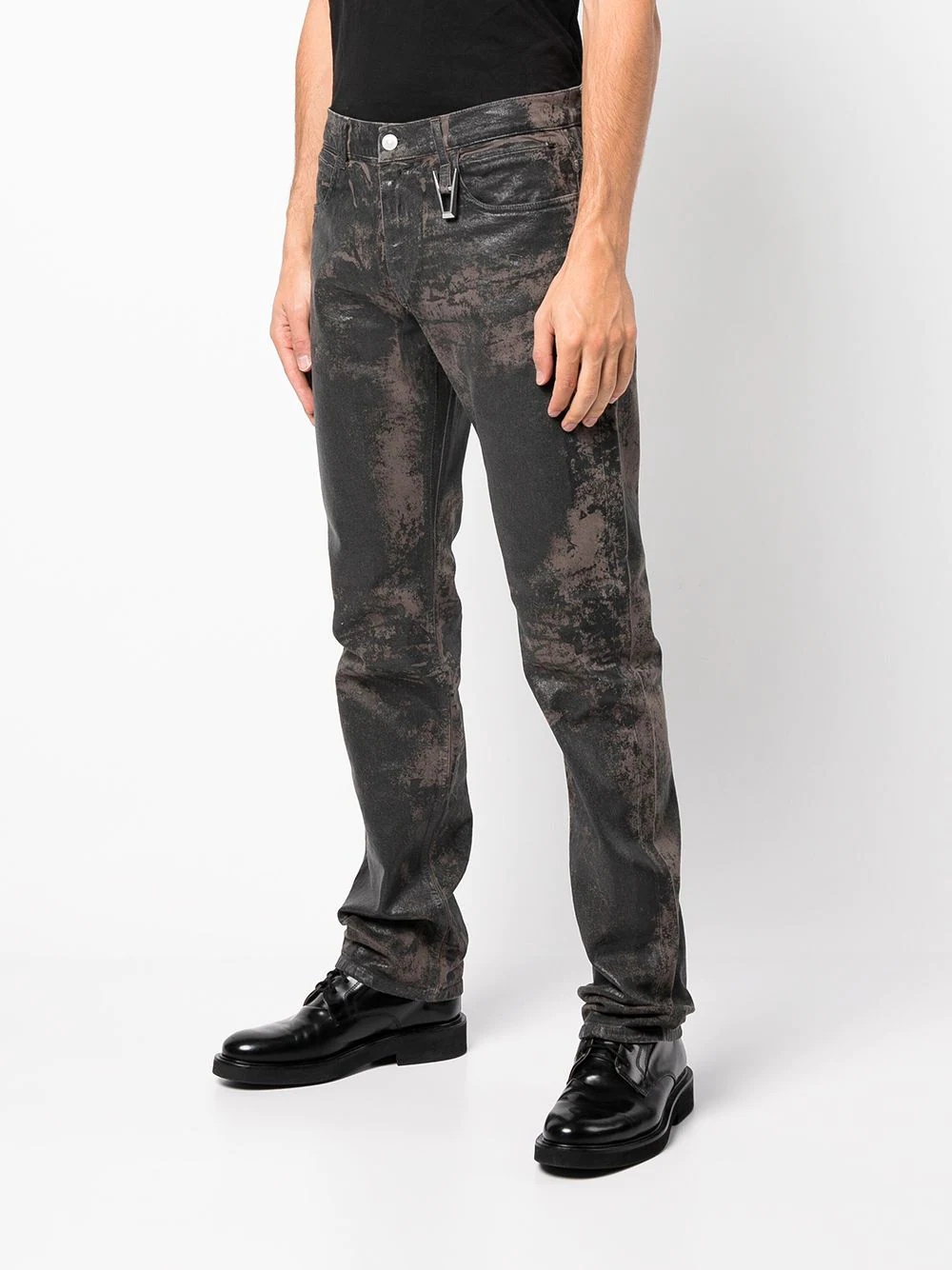 acid-wash skinny-cut jeans - 3