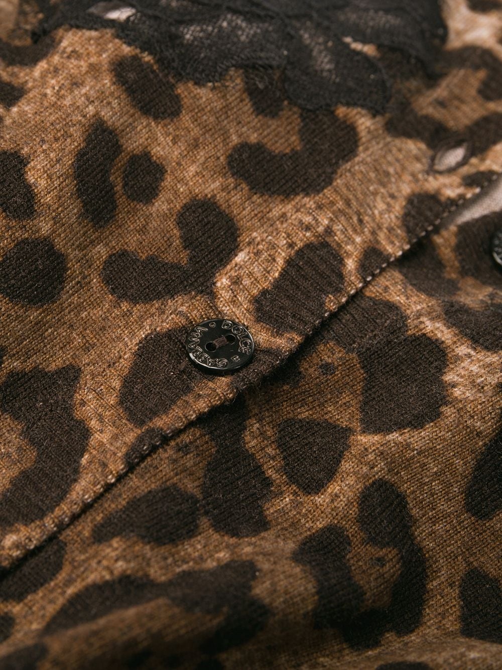 leopard print cardigan - 6