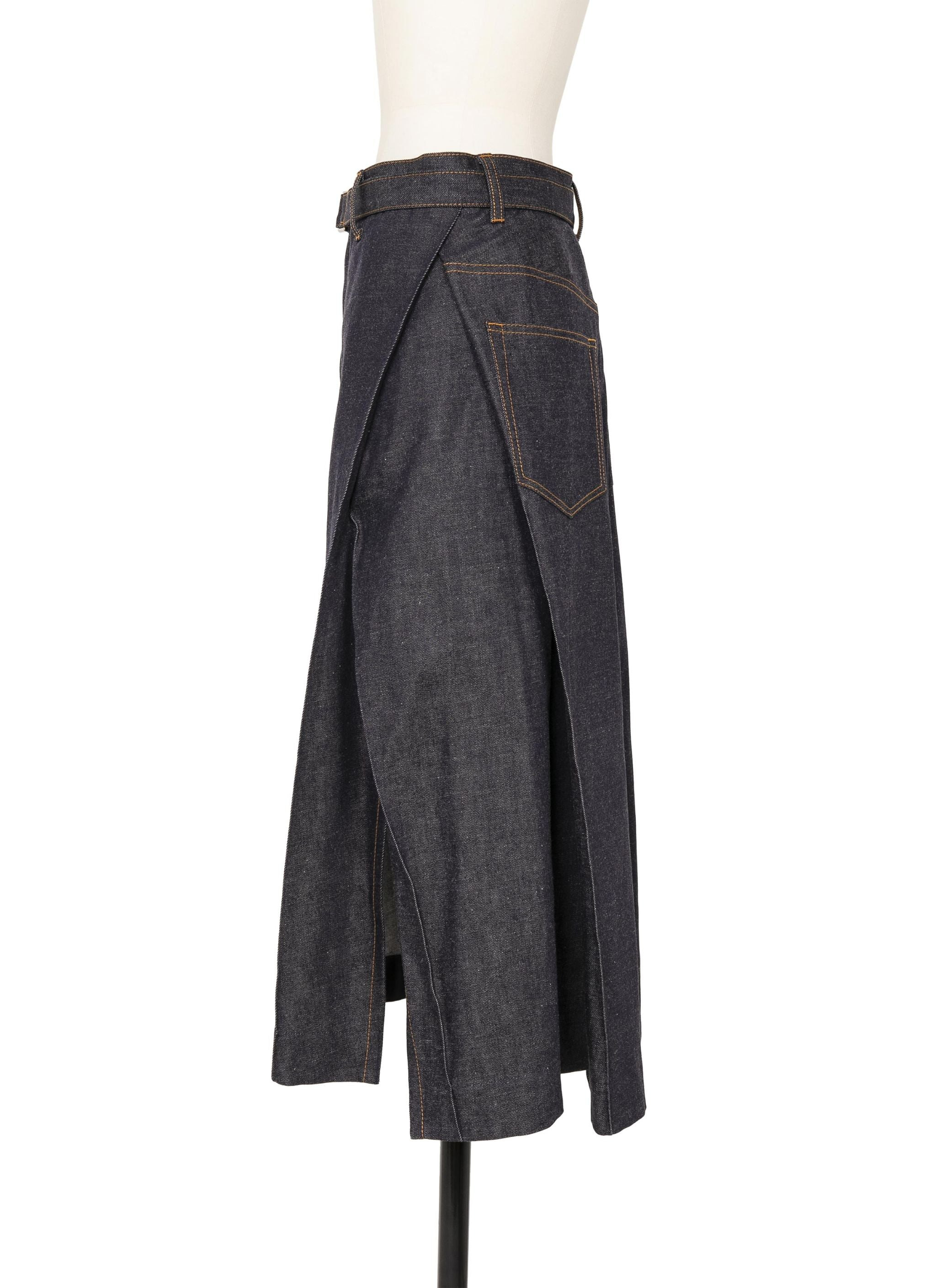 Denim Mix Skirt - 2