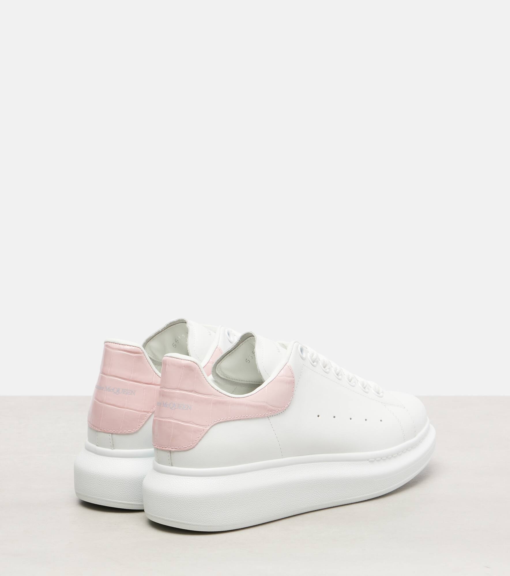 Oversized leather sneakers - 2