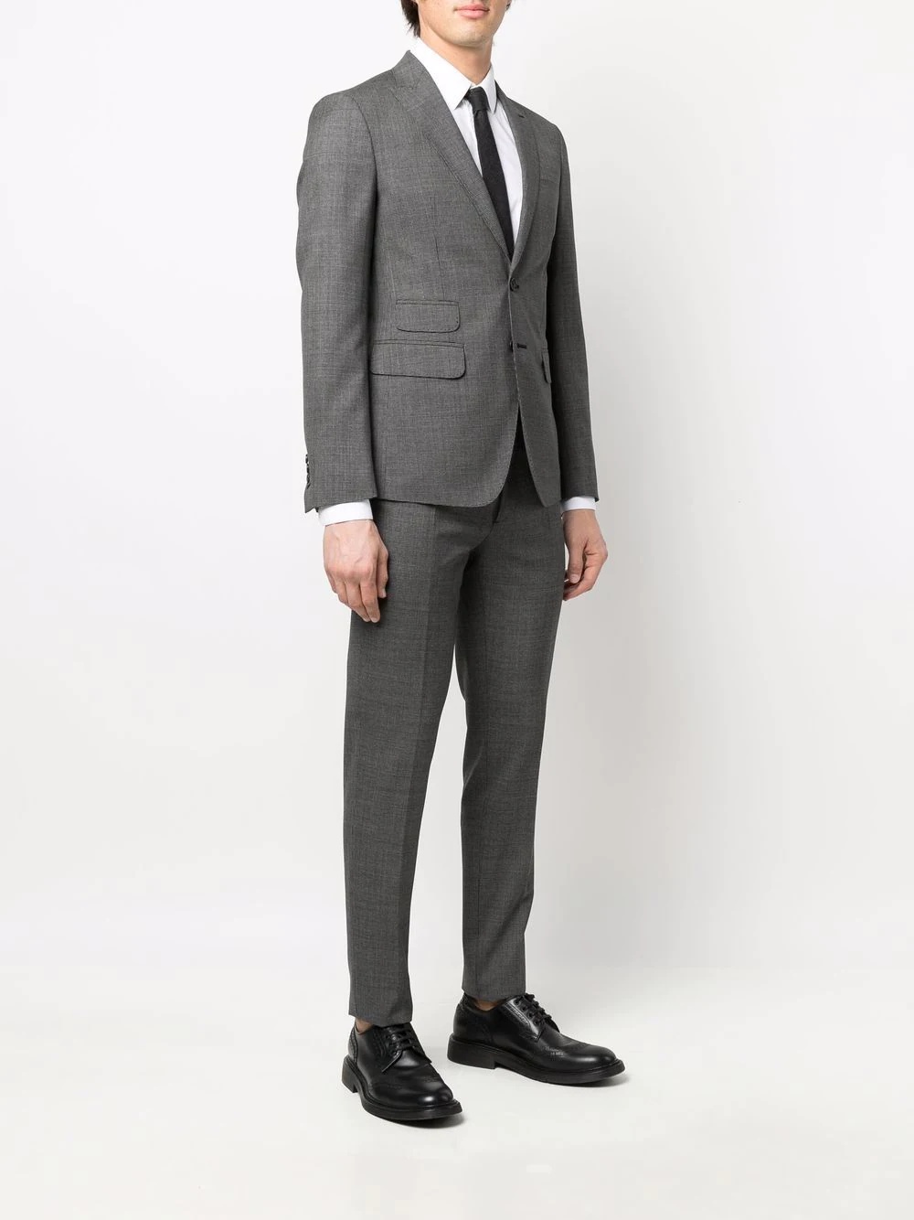 tailored single-breasted suit - 3