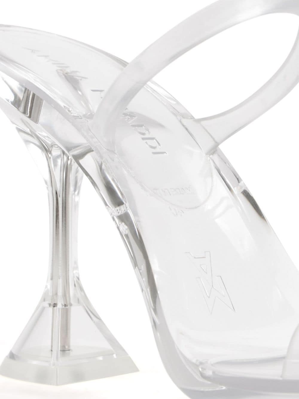 Brito 95mm clear mules - 4