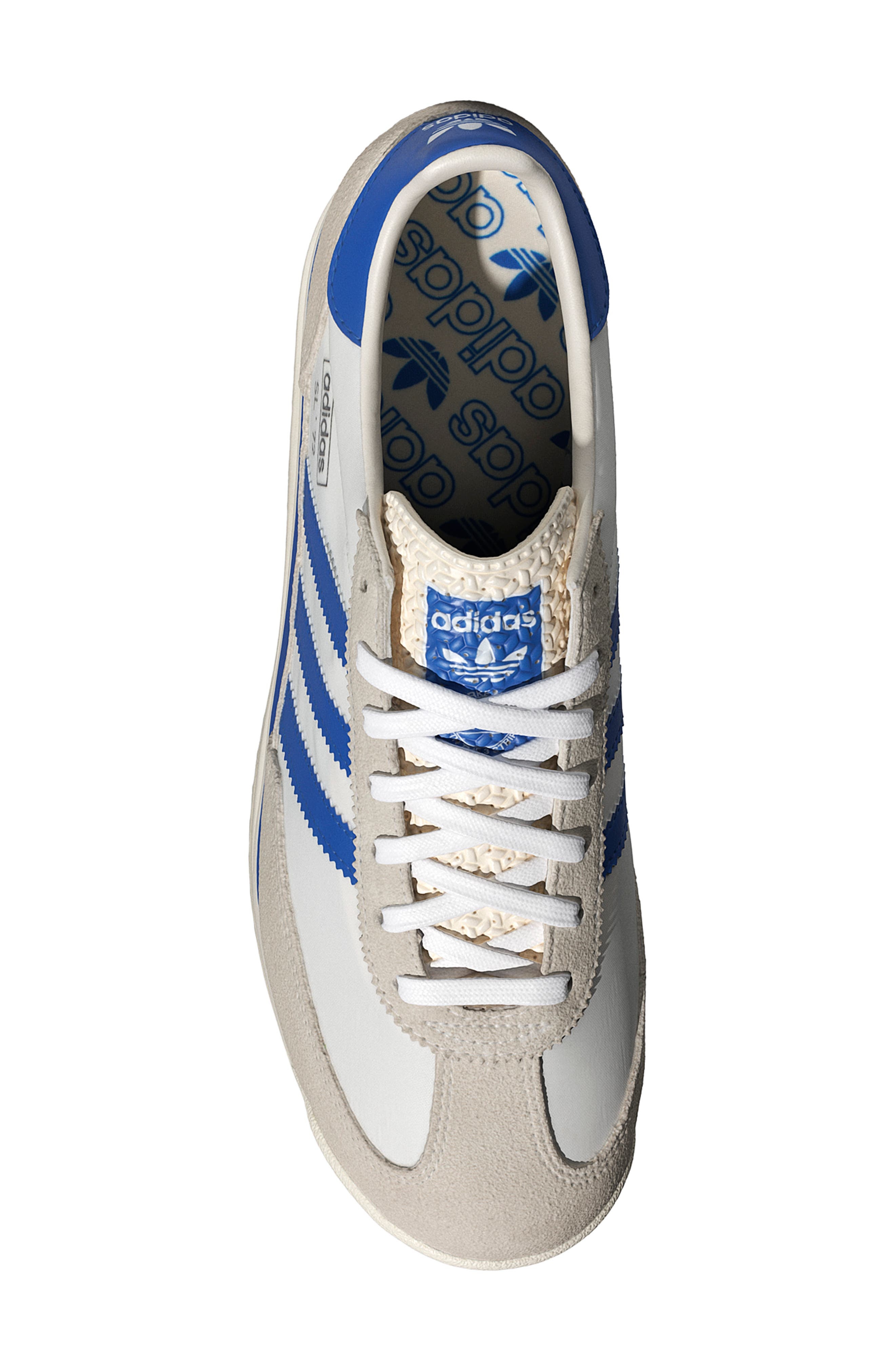 adidas SL 72 RS Sneaker in Chalk White/blue/white at Nordstrom - 4