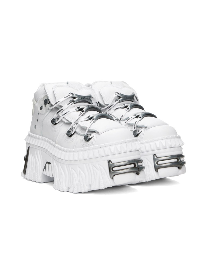 White New Rock Edition Platform Sneakers 4