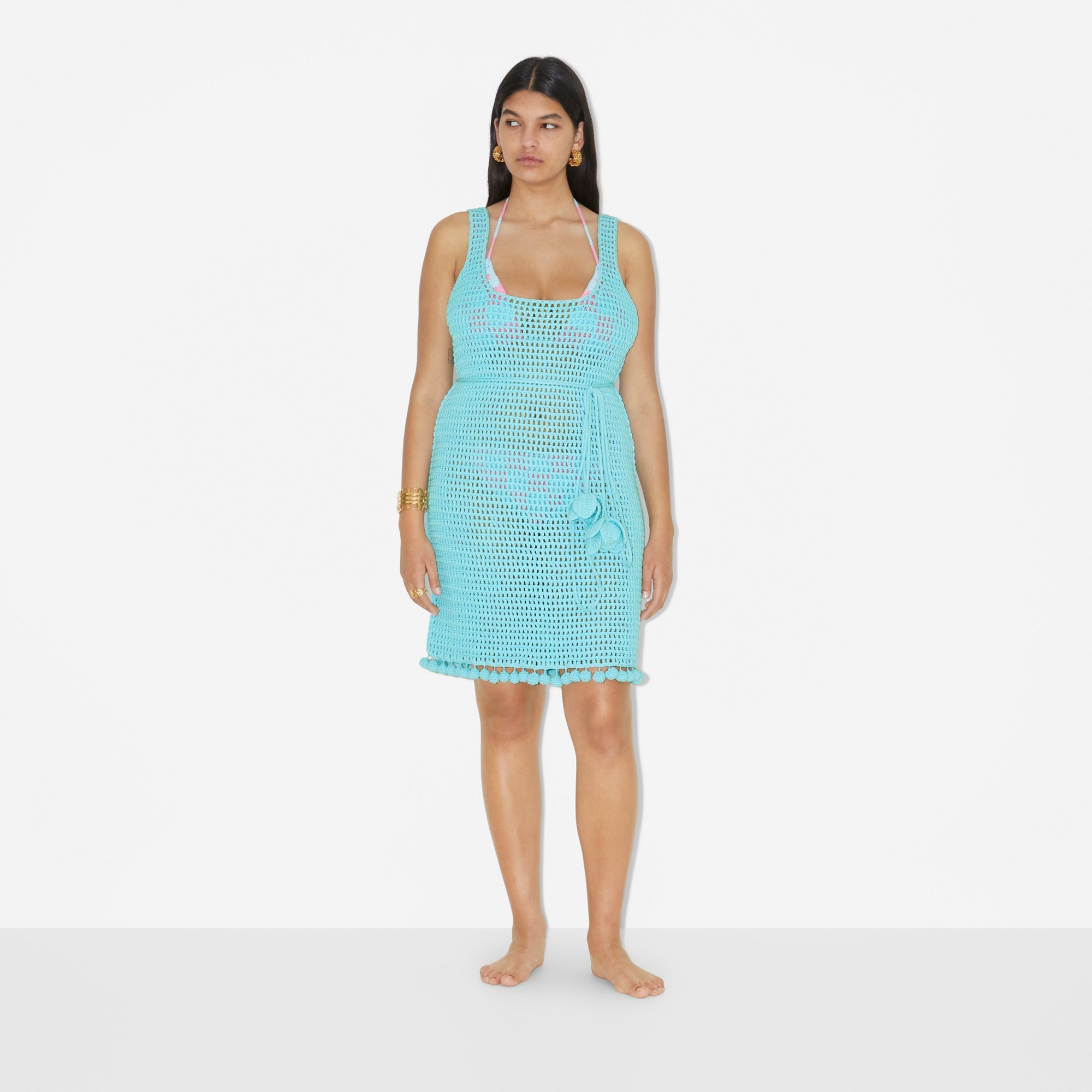 Crochet Technical Cotton Dress - 2