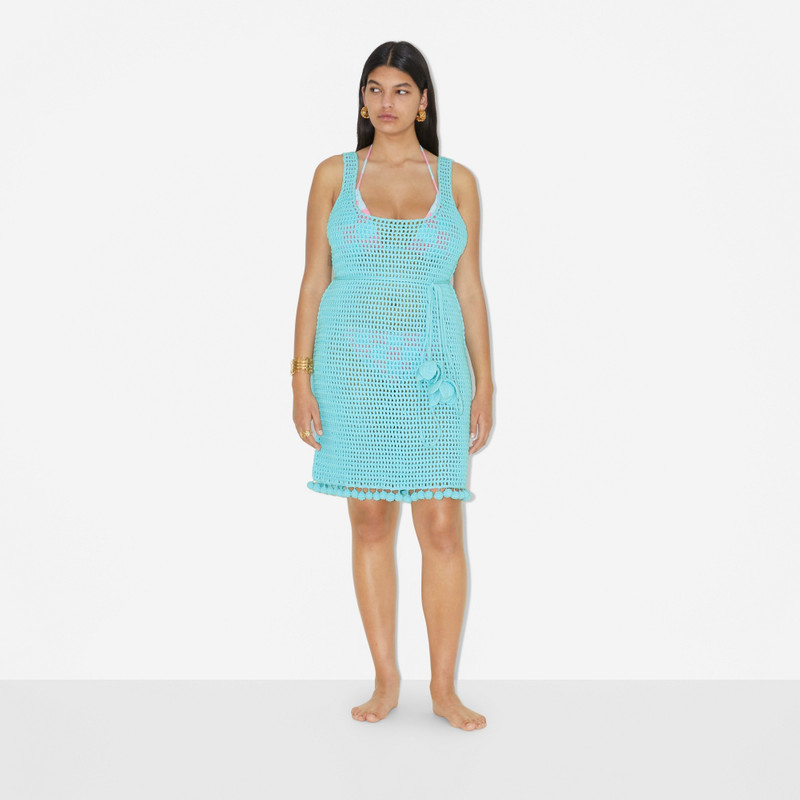 Burberry Crochet Technical Cotton Dress outlook