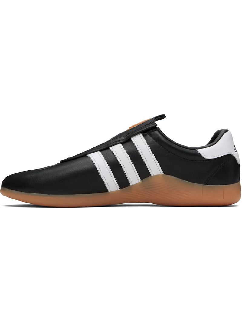 adidas Originals Black & White 'Adidas' Taekwondo Mei Sneakers outlook
