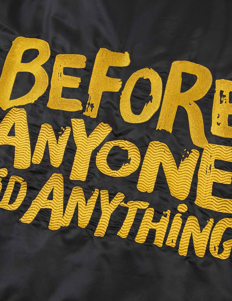 GODHEAD BADGE AND MOTTO EMBROIDERY PARKA 10