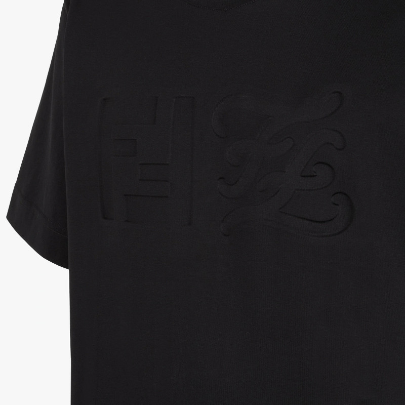 Black cotton T-shirt 3