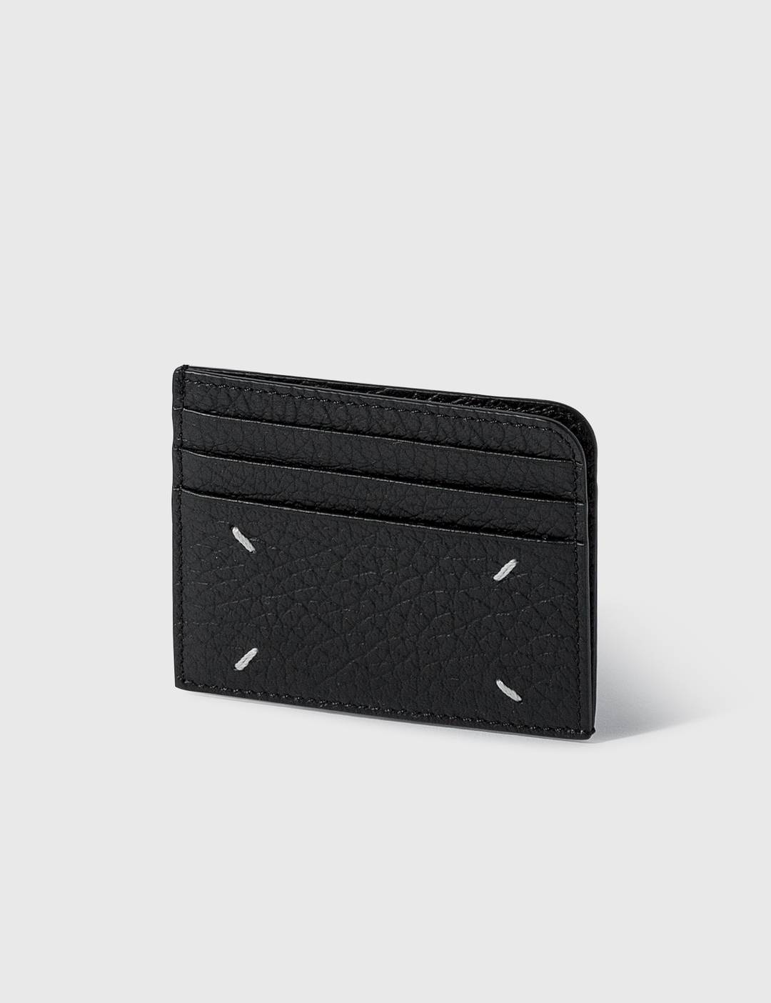 Grainy Leather Card Holder - 1