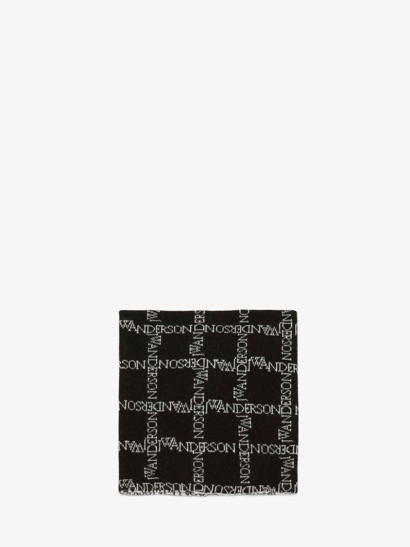 JW Anderson LOGO GRID FOLDOVER NECKBAND outlook